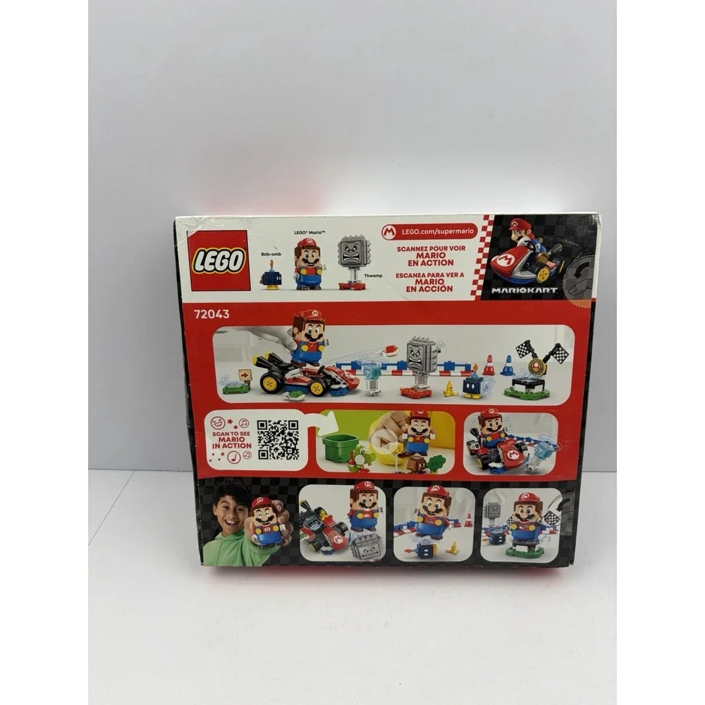 LEGO Super Mario: Mario Kart - Interactive LEGO Mario Kart 72043 NEW Damaged Box